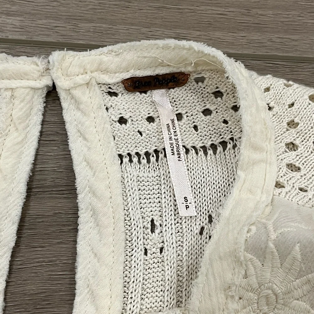 Free People Once Upon a Time Blouse Shirt Size S